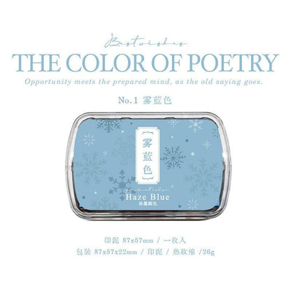 9025 Indai The Colors of Poetry Series - Memo Journals