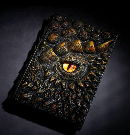 4004 Embossed Dragon Eye Notebook - Memo Journals