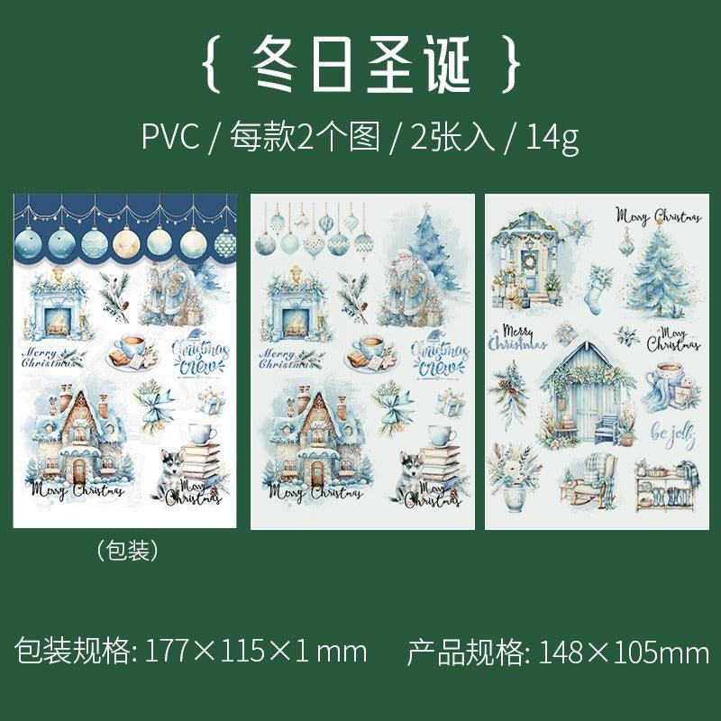 1202 Transfer Stickers Christmas Party Series - Memo Journals