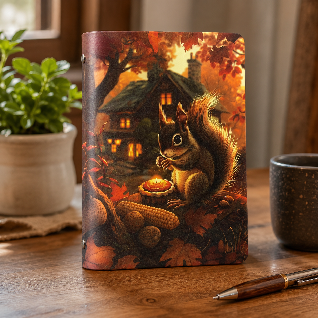 1000 Points Reward | A6 Refillable Loose-Leaf Journal Notebook with Multiple Cover Designs